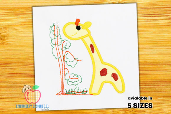 Baby Giraffe in Jungle Applique Review