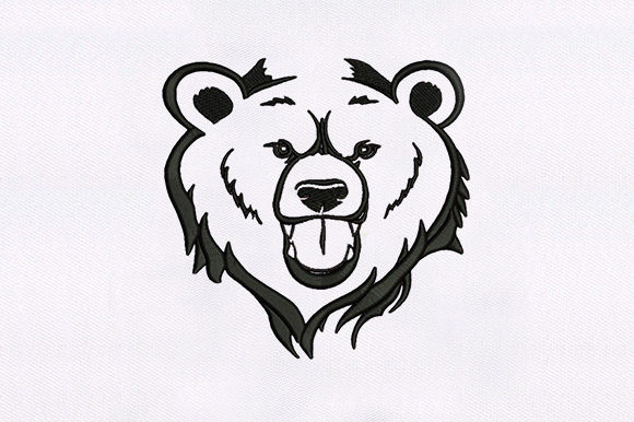 Bear Face Embroidery Design Review