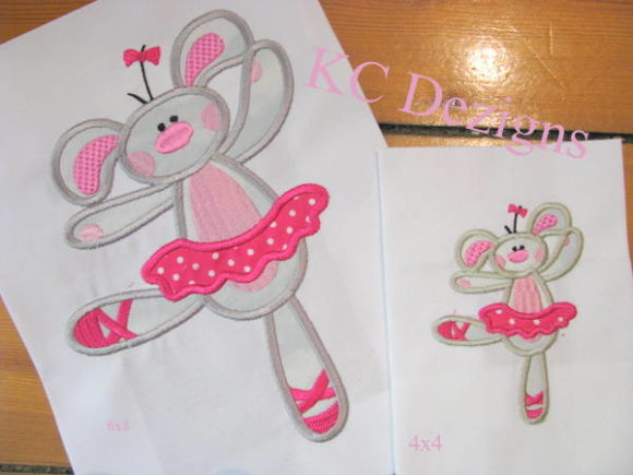 Bunny Ballerina 1: A Craft Fair-Ready Embroidery Design