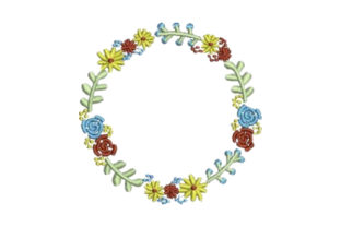 Cute Flower Wreath: A Smart Choice for Small Business Embroidery