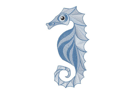 Delicate Sea Horse: A Soft, Soulful Embroidery Design for Meaningful Gifts