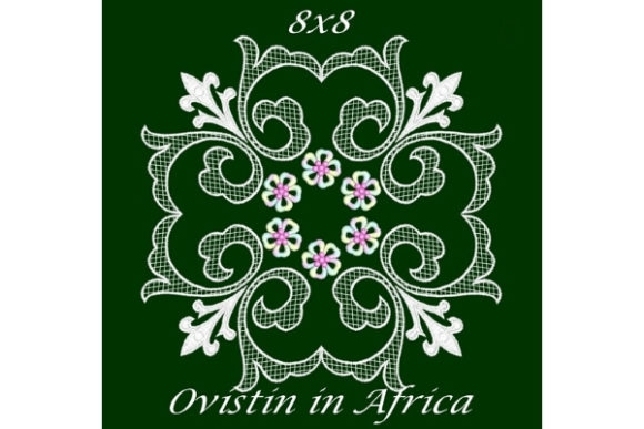 Gorgeous Floral Satin Applique Quilt Block