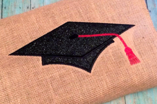 Graduation Cap Applique