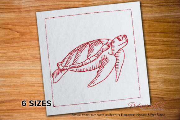 Sea Turtle Swimming Lineart Design Review