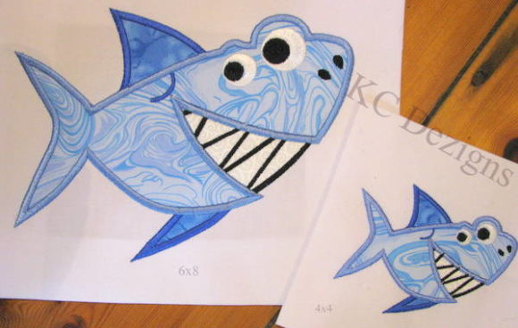 Smiley Shark: A Craft Fair-Ready Embroidery Design