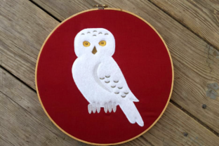 Snowy Owl Applique: A Craft Fair Standout