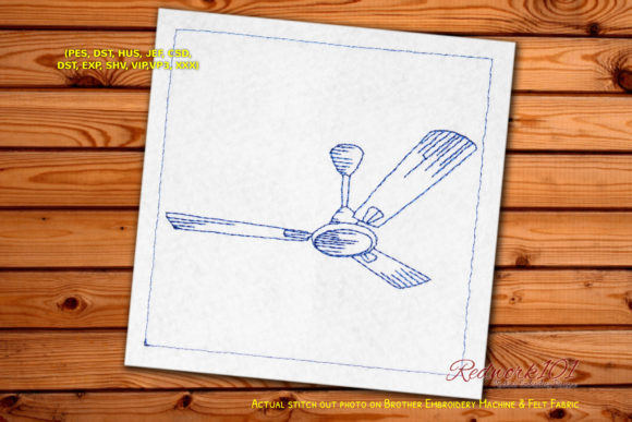 Three Blades Ceiling Fan Redwork Review
