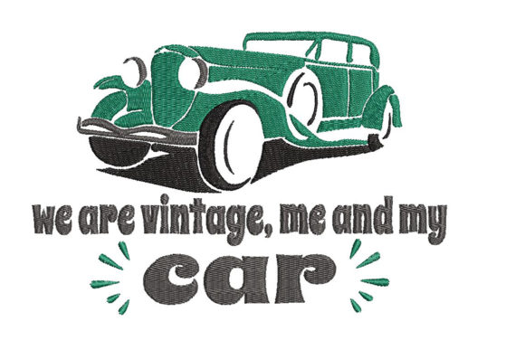 Vintage Car and Funny Quote